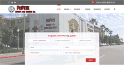Desktop Screenshot of popeyemoving.com
